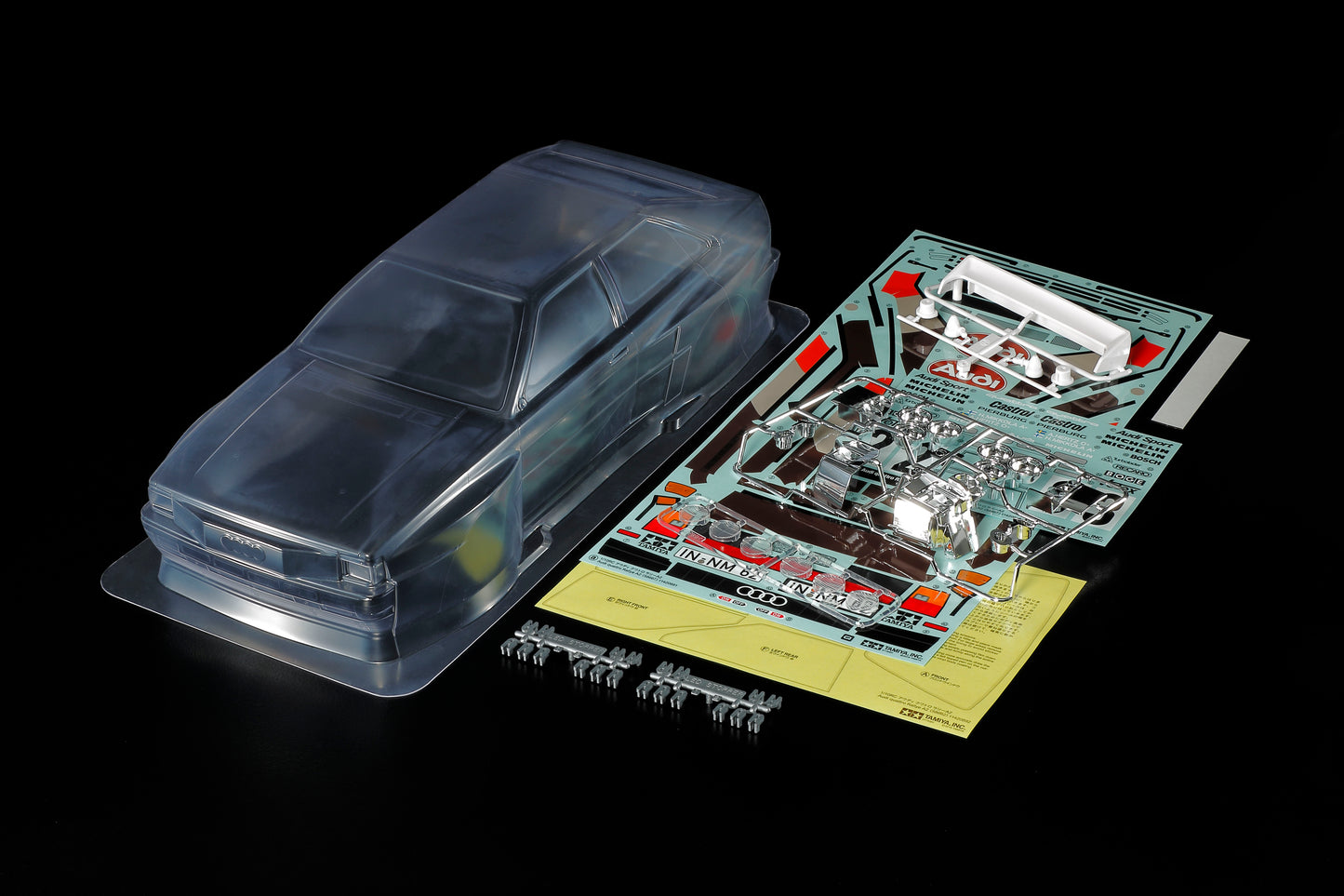 Tamiya Audi quattro Rallye A2 Body Parts Set - RCXX - RC Racing Shop | RC Models | Tuning & Spare Parts for Professionals