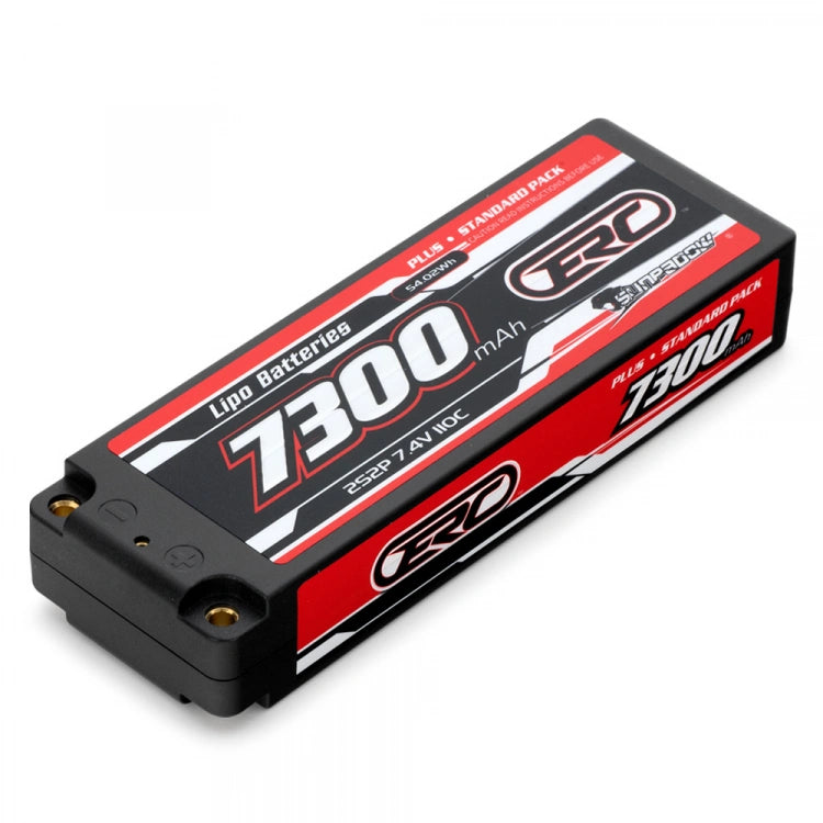 Batterie Sunpadow Li-Po 2S 7,4V 7300mAh 110C Coque Dure 4mm