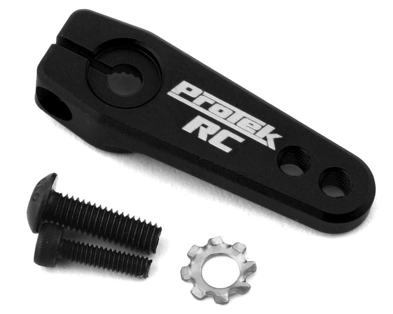 Aluminium Servo Horn flach klemmbar schwarz RC (25T-ProTek)