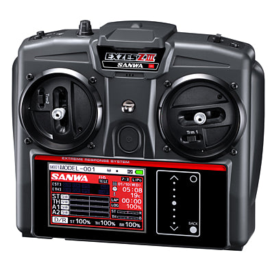 Sanwa Exzes ZIII Radio + RX-493i Receiver & Preinstalled Battery - RCXX - RC Racing Shop | RC Models | Tuning & Spare Parts for Professionals