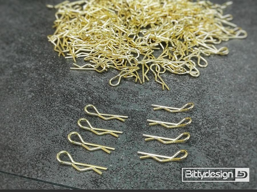 Bittydesign Clips Kit for 1/10 Off/On-Road Bodies - BDBC