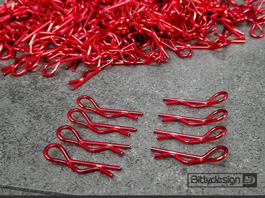 Bittydesign Clips Kit for 1/10 Off/On-Road Bodies - BDBC