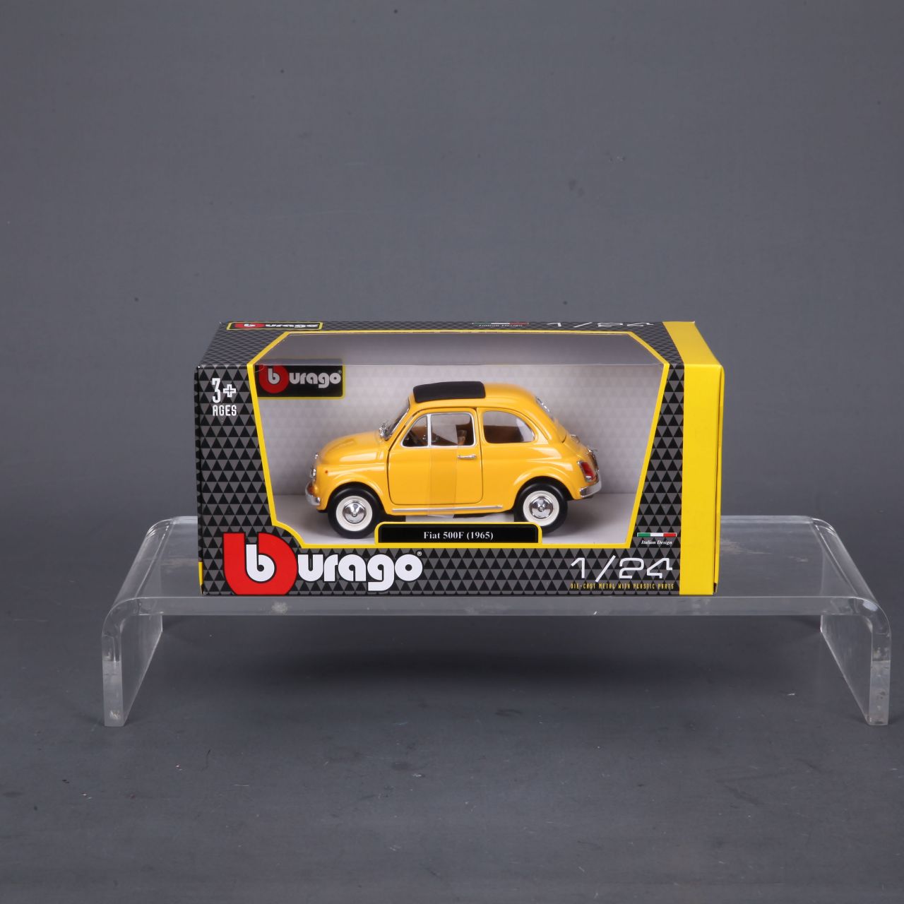 Fiat 500 F 1965 1/24 gelb - RCXX - RC Racing Shop | RC Models | Tuning & Spare Parts for Professionals