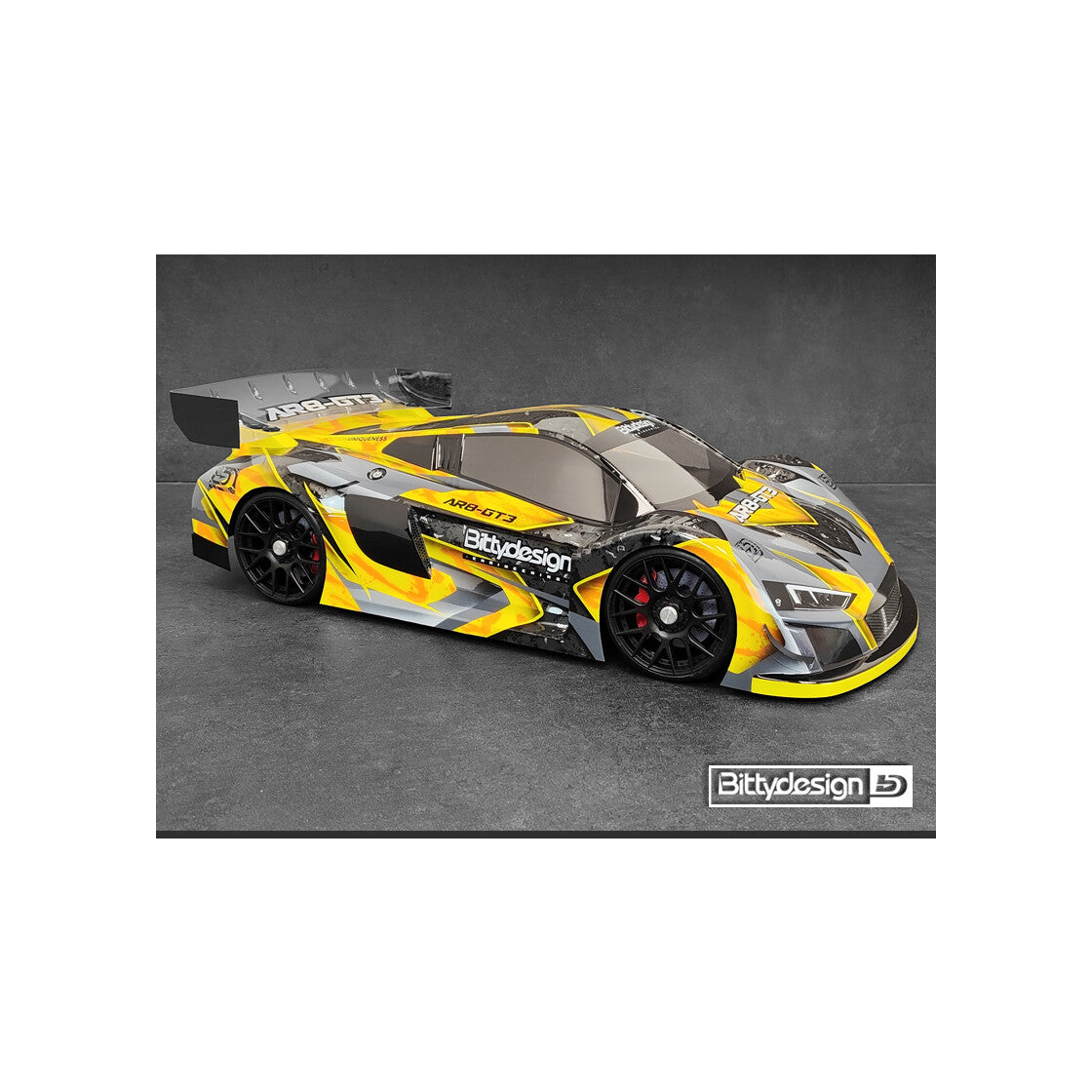Bittydesign AR8-GT3 1/8 GT clear body 325mm (ULT | 0.75mm)