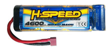 Stick Akku NiMH 4600mAh 8.4V 7 Zellen H-SPEED mit T-Stecker (162x49x26mm)