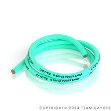 11AWG Thin-Wall Silicone Wire(1 Meter), Aurora Green, 4.5mm