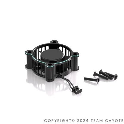 Crest X/X Evo Aluminium Lüfter 25x25x10mm  CAYOTE (Aurora Grün)