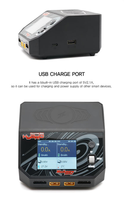 MUCHMORE Hybrid Phantom Duo AC/DC Charger
