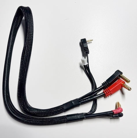 TQ- Wires 2S complete charge cable with 5mm bullets and strain reliefs - RCXX - RC Racing Shop | RC Models | Tuning & Spare Parts for Professionals