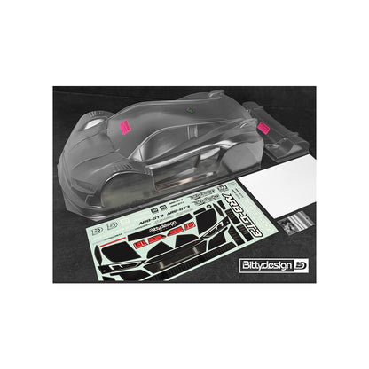 Bittydesign AR8-GT3 1/8 GT clear body 325mm (ULT | 0.75mm)