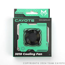 Crest 8/8 Evo Aluminium Lüfter 30x30x10mm CAYOTE (Aurora Grün)