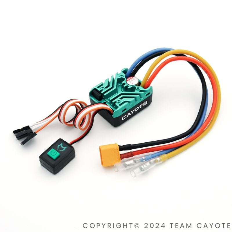TYROTE Rumble 80A Brushed-Regler waterproof CAYOTE für 1/10 Crawler