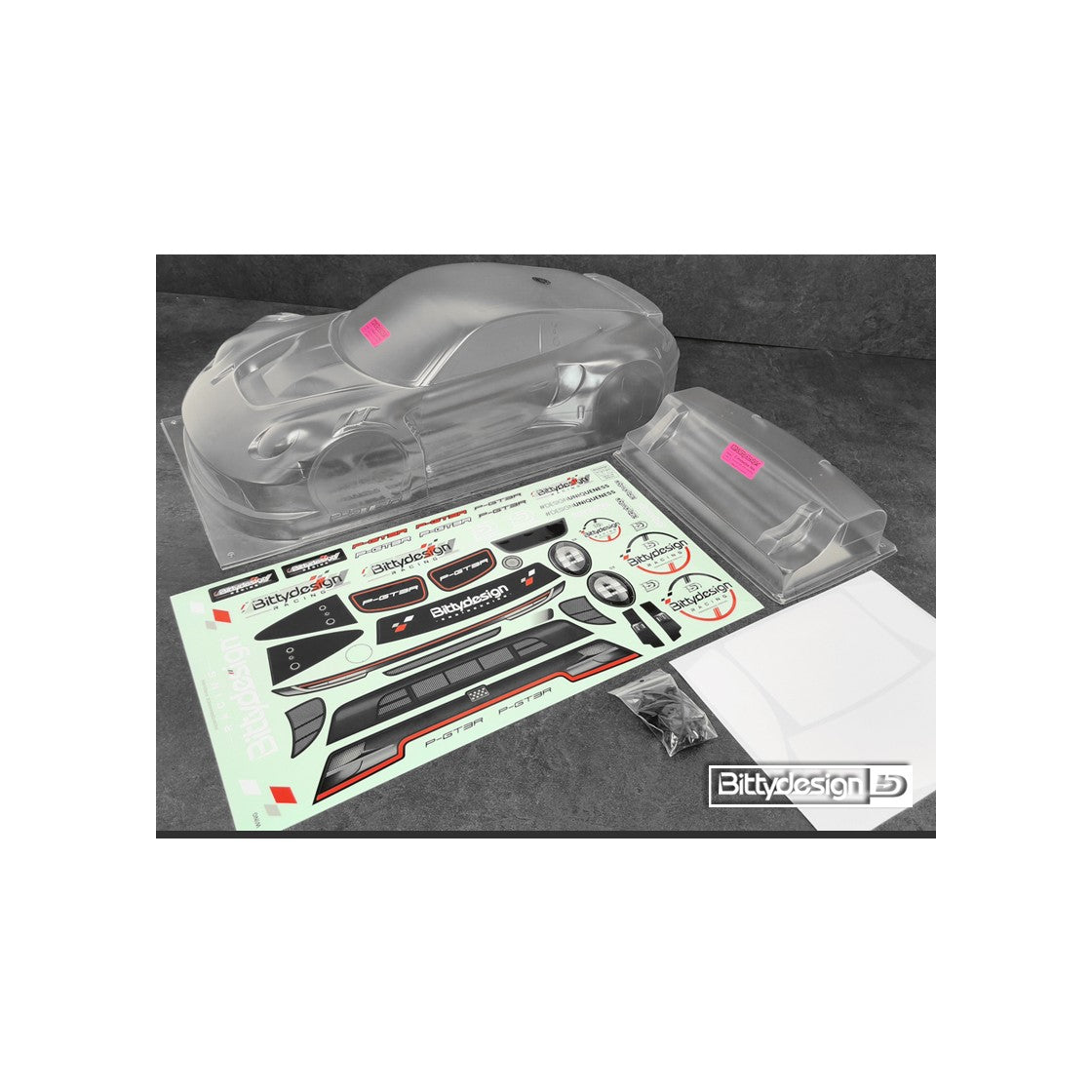 Bittydesign P-G3TR 1/8 GT body 360mm LWB (HW | 1.5mm)