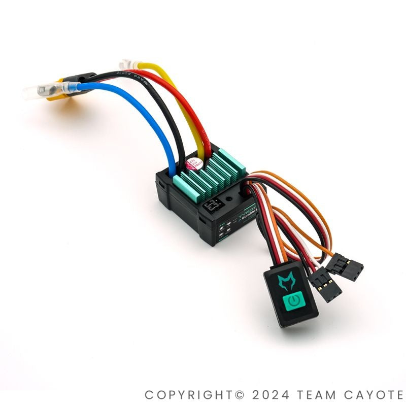 TYROTE Rumble 60A Brushed-Regler waterproof CAYOTE für 1/10 Crawler