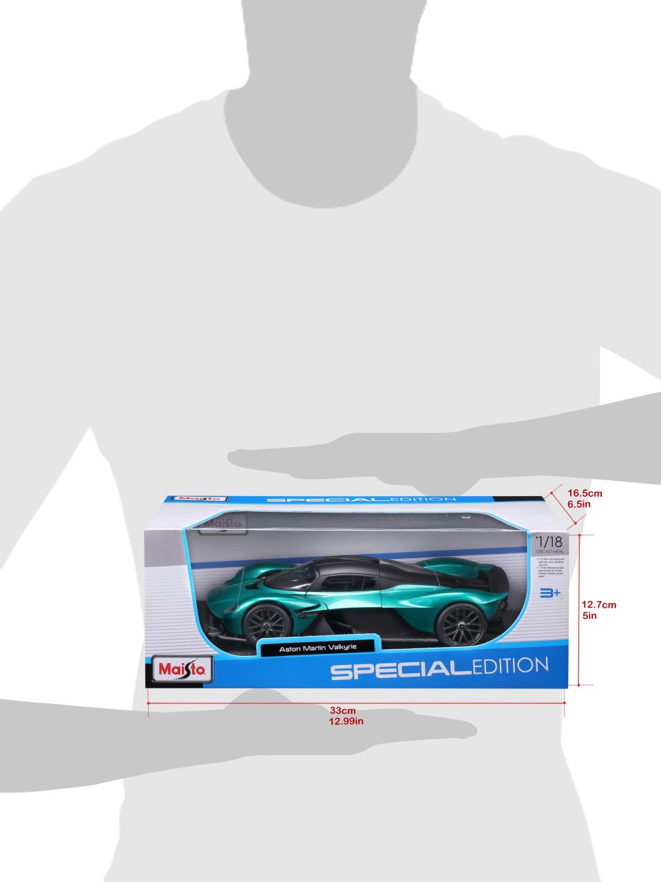Aston Martin Valkyrie 2022 1/18 grün - RCXX - RC Racing Shop | RC Models | Tuning & Spare Parts for Professionals