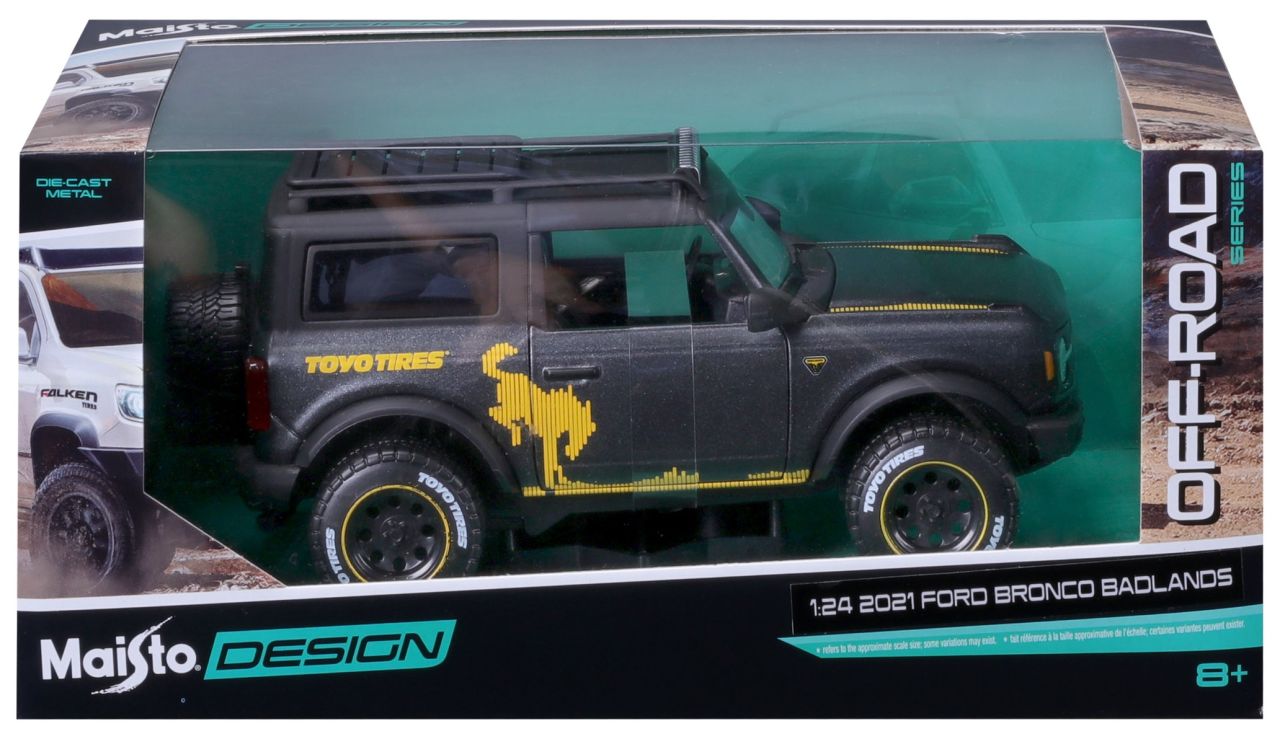 Ford Bronco Badlands 2021 1/24 grau - RCXX - RC Racing Shop | RC Models | Tuning & Spare Parts for Professionals