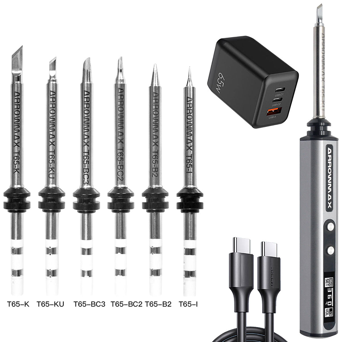 Fer à souder Arrowmax PIT Iron – Kit de fer à souder L1 (65 W) - AM231001