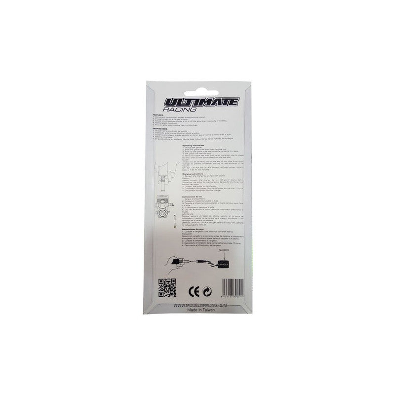 Démarreur à incandescence format SC avec indicateur (ROUGE) + batterie SIG 1800 mAh - UR1401