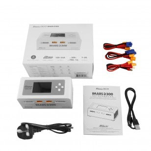 GensAce Ladegeraet iMars D300Dual Channel 300W (EU) Weiss