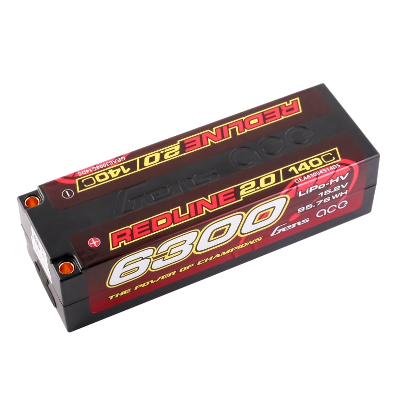GensAce Redline 2.0 4S HV 15.2V-140C-6300 139x47x37mm 452g