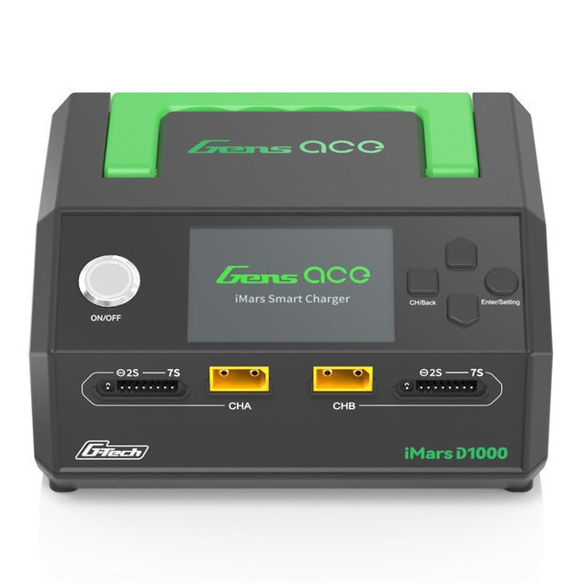 GensAce charger iMars D1000 Smart Dual Channel AC 1000W (EU)