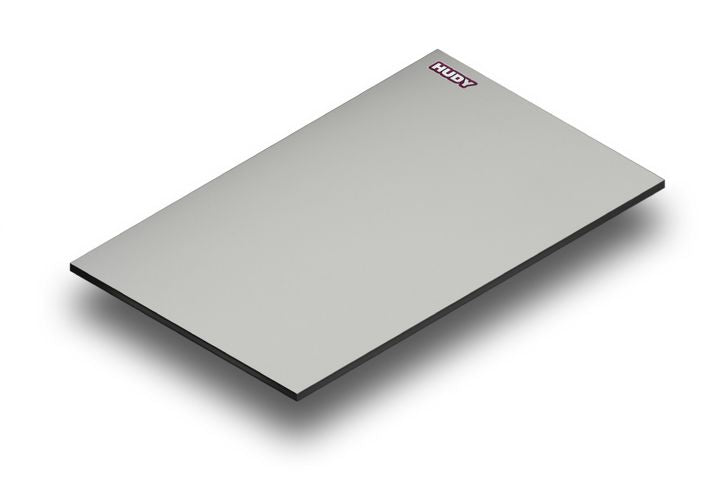 Hudy Setup Board Lightweight GREY for 1/8 Onroad 338x552mm - H108501 - RCXX - rc racing for professionals