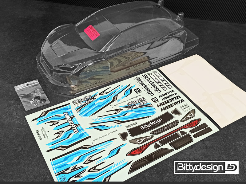 Bittydesign HIBERYA 1/10 FWD Body - 190mm - BDFWD-190HBY