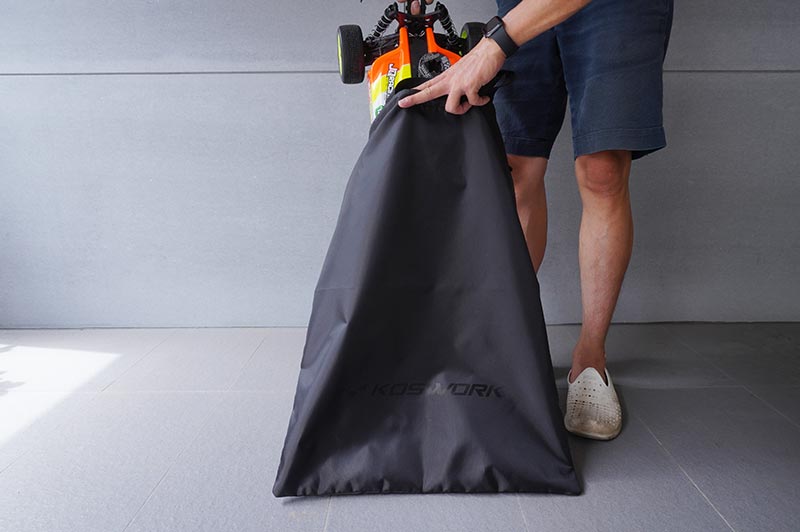 Sac à cordon pour buggy/voiture de route 1/8