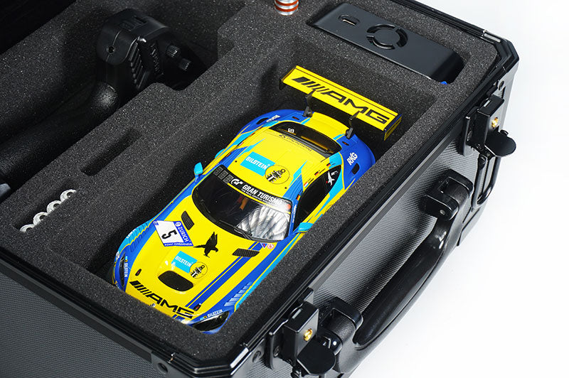Koswork Aluminium Bag V2 Mini Black for Kyosho Mini-Z (300×240×190 mm) – KOS32302-KMZ