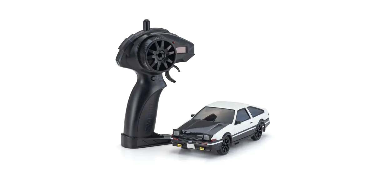 Kyosho First Mini-Z 1:28 Initial-D Sprinter Trueno AE86 WH/BK Carbon