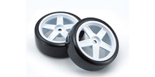 Kyosho Verklebte Reifen Drift FZ02 5-Spoke White 1:10 Fazer 2.0 (2)