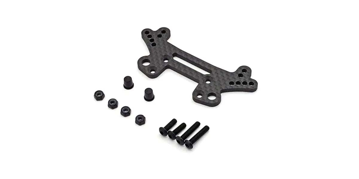 Daempferbruecke Hinten TC Kyosho Fazer FZ02 - Karbon