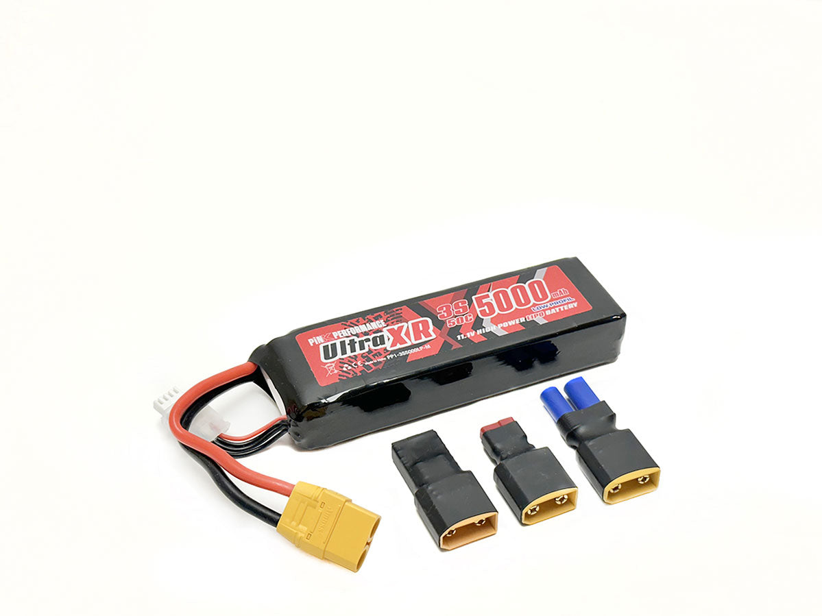 Pink Ultra XR LiPo 3S 11.1V-5000-50C (Multi) LP 139x45x25mm 340g Soft