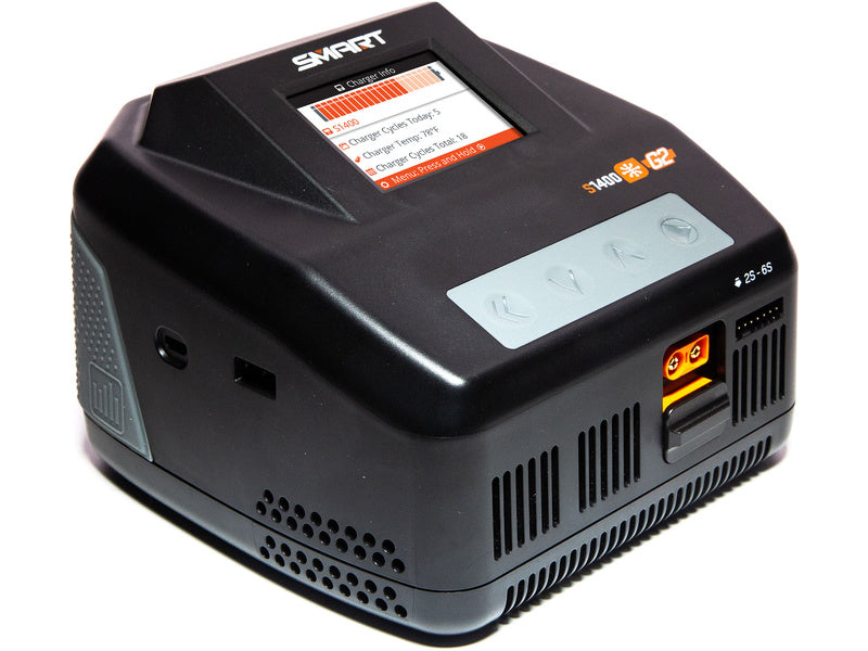Spektrum Smart S1400 G2 AC Charger 20A 400W - SPMXC2040I - RCXX - RC Racing Shop | RC Models | Tuning & Spare Parts for Professionals