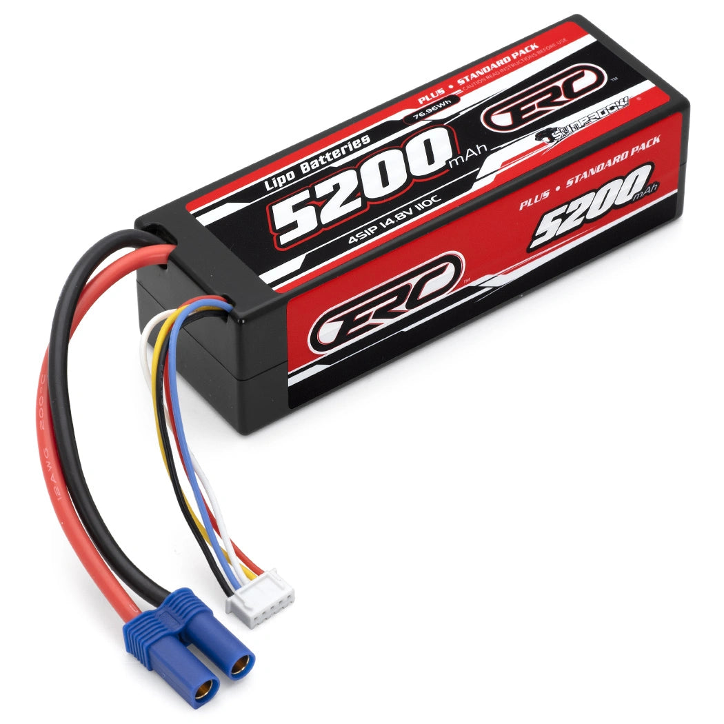 Sunpadow LiPo Battery 4s 14.8V 5200mAh 110C Hard EC5-Kontakt