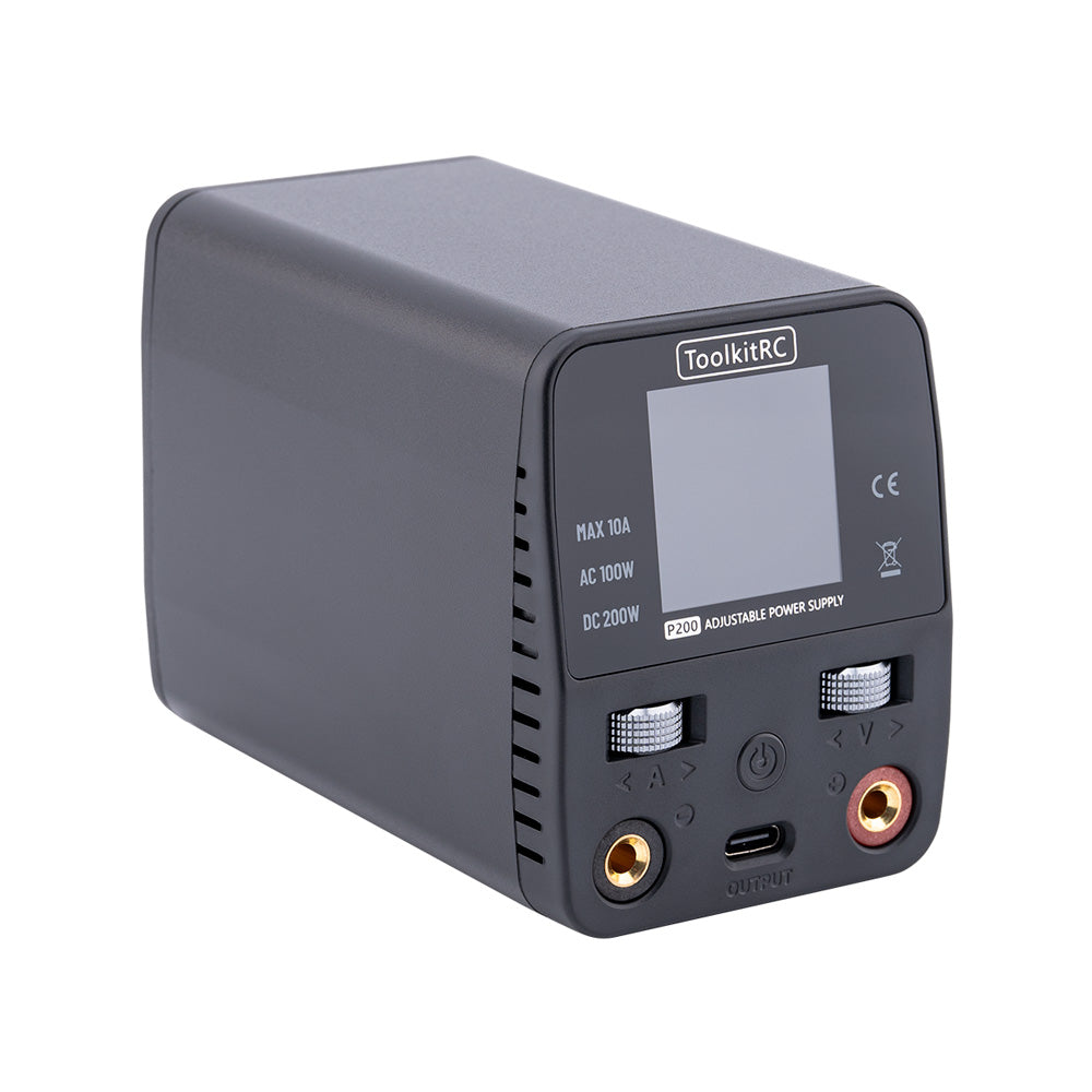 ToolkitRC P200 V2 30V 10A max 100/200W AC and DC Input - TK23100 - RCXX - RC Racing Shop | RC Models | Tuning & Spare Parts for Professionals