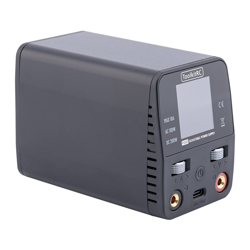 ToolkitRC P200 V2 30V 10A max 100/200W AC and DC Input - TK23100 - RCXX - RC Racing Shop | RC Models | Tuning & Spare Parts for Professionals