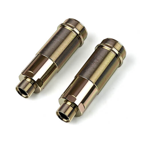 Tekno Shock Body (rear, x-long, aluminum, Kashima coated, 2pcs) - TKR6060K