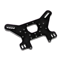 Tekno Shock Tower (rear, 7075, black ano, MT/SCT410 2.0) - TKR9569