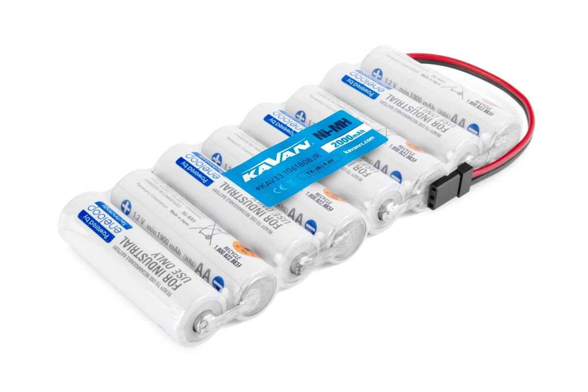 Sanyo ENELOOP 9.6V 2000AA TX-JR 8-Zellen-Senderpack