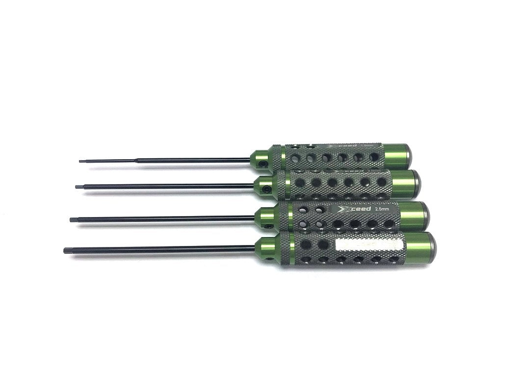 Allen wrench set 1.5 2.0 2.5 & 3.0 x 120mm (HSS Tip) - (4 pieces)