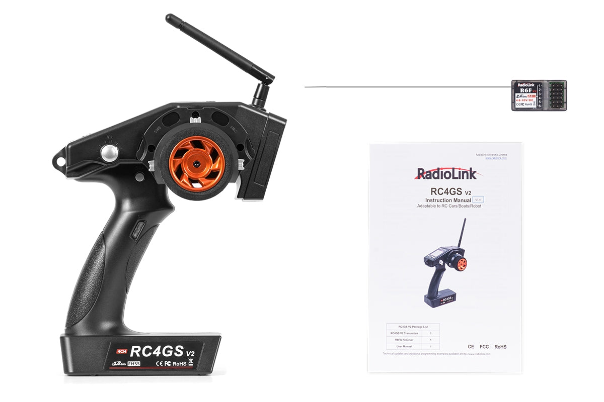 RC4GS transmitter with R6F receiver RadioLink 1RL0100