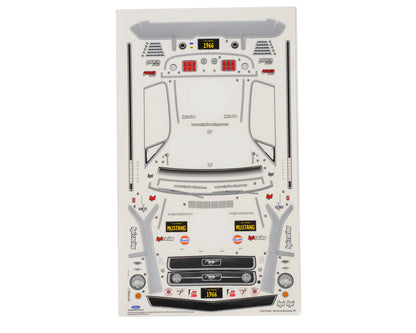 HPI 1966 Ford Mustang Gt Clear Body (200mm)