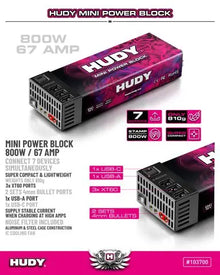 HUDY Mini Power Block 800W / 67 AMP – EU VERSION