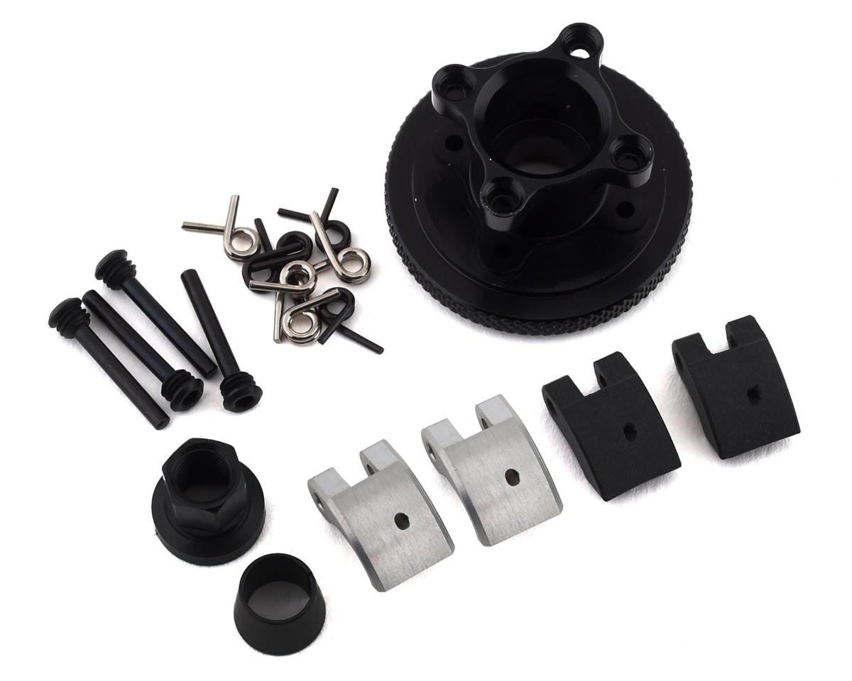 Kit d'embrayage tout-terrain ProTek RC 34 mm à 4 mâchoires (2 mâchoires en aluminium + 2 mâchoires en carbone) - PTK-7551