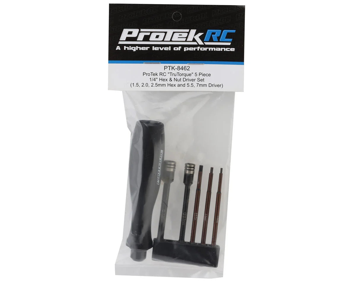 TruTorque 5-Piece 1/4 Drive Hex &amp; Nut Driver Set