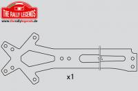 Rally Legends Aluminium Upper deck black - RCXX - RC Racing Shop | RC Models | Tuning & Spare Parts for Professionals