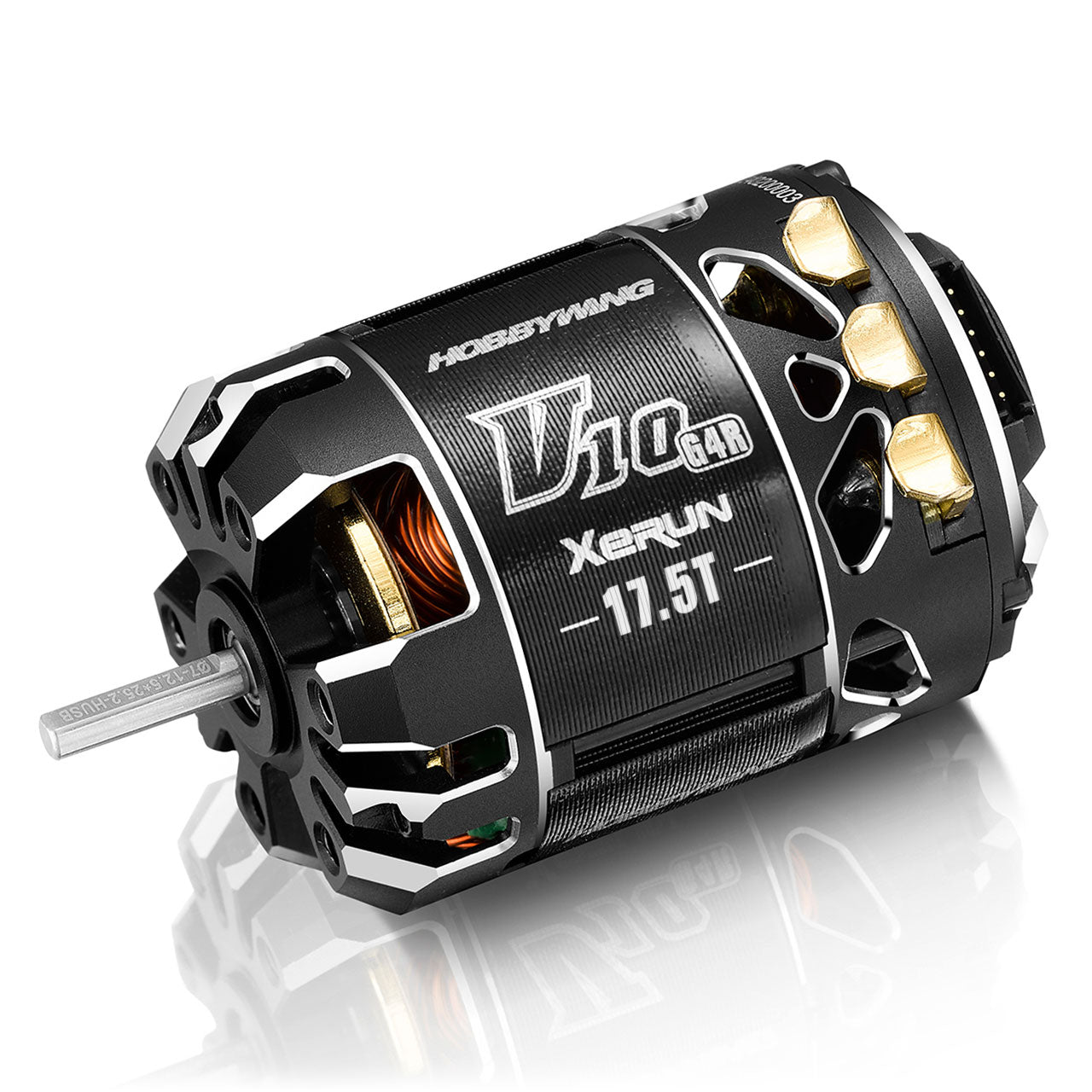 Hobbywing XeRun V10 G4R 17.5T Motor - EFRA - Black - RCXX - rc racing for professionals